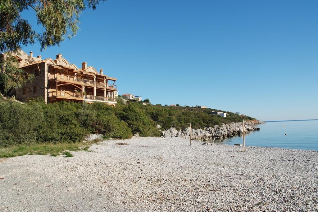 Secret Arcadia Bay - Maisonette Breathtaking Sea & Mountain View-Just On The Beach Agios Andreas (Arcadia) Exterior foto